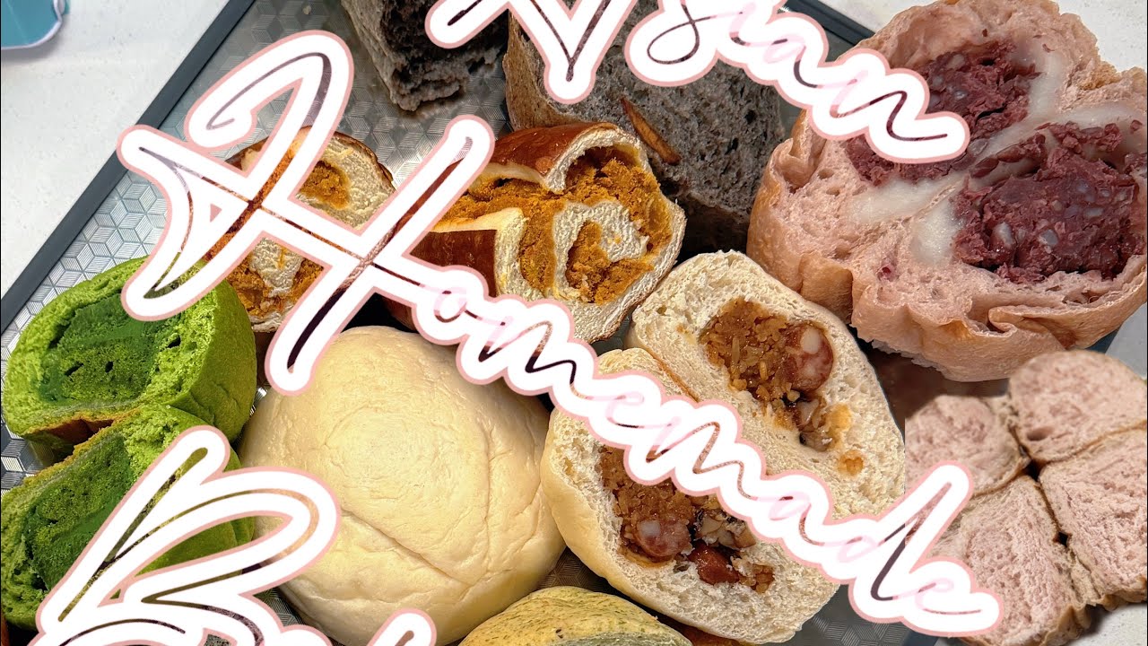 ✨ It's our weekly bread unboxing day again. Testing out a bunch of new flavors from home bakery!