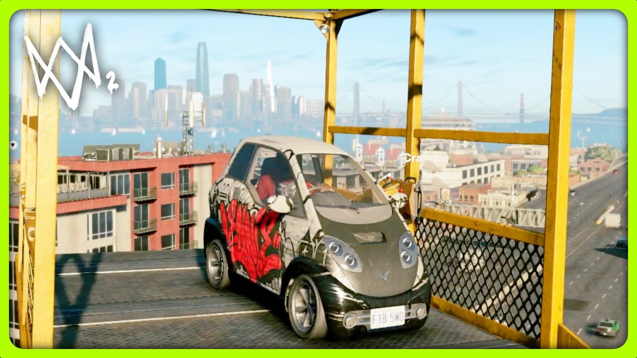 PICKING UP CARS WITH CRANES in Watch Dogs 2!