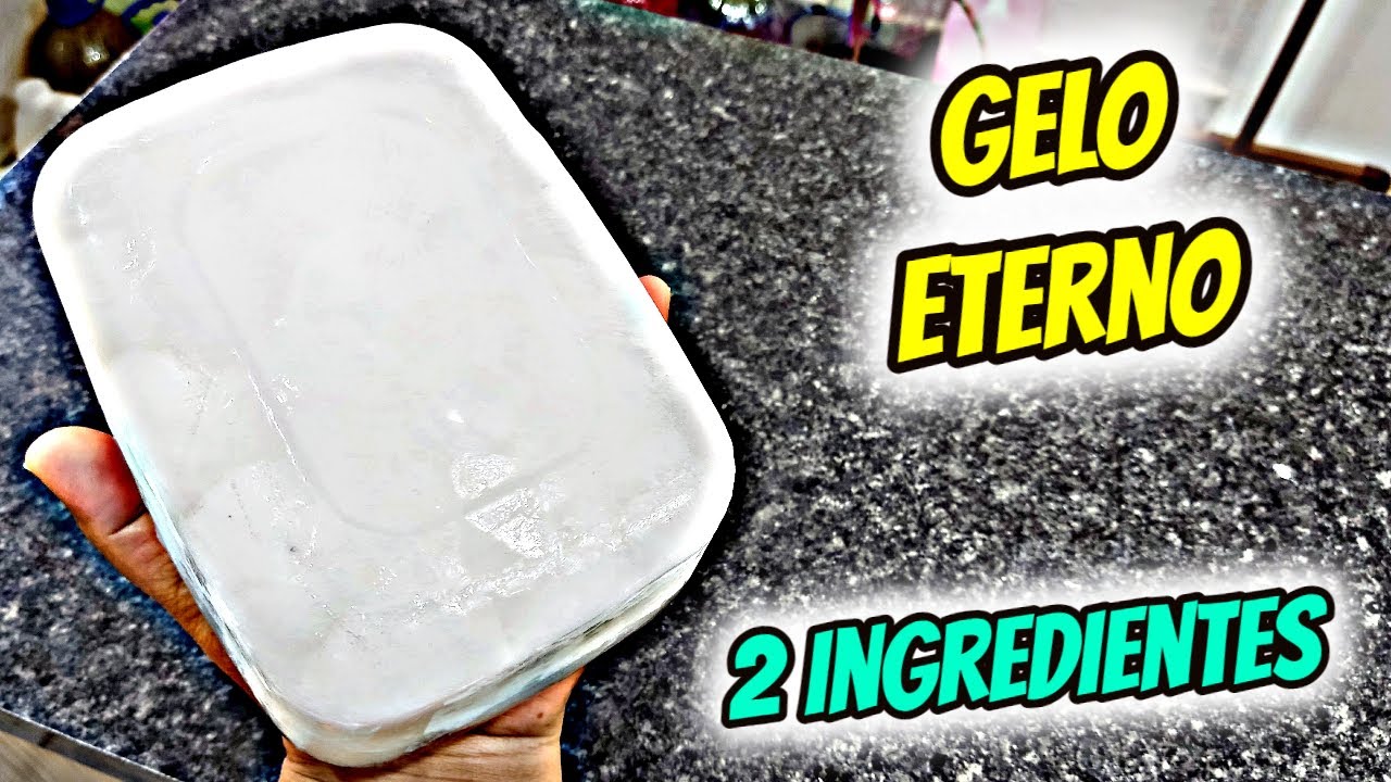 COMO FAZER GELO ETERNO CASEIRO SUPER FÁCIL E RÁPIDO COM APENAS 2 INGREDIENTES/ IDEAL PARA A VENDA