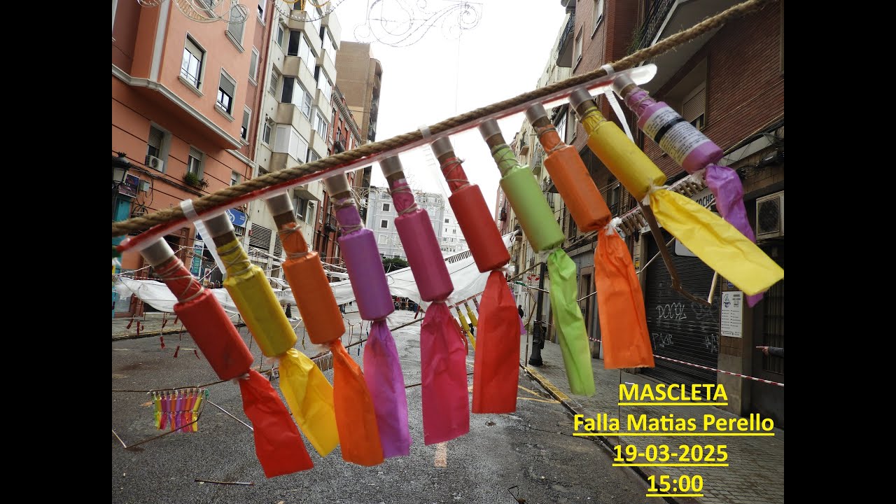 Mascleta Falla Matias Perello 19-03-2025 15:00 # Fallas 2025
