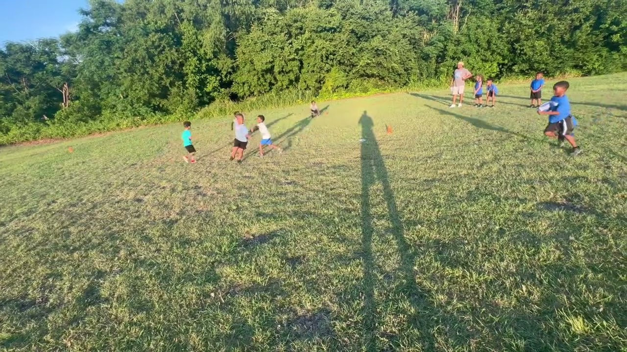 6u Flag Football - Episode 4 - “We have to keep outside leverage on defense!”