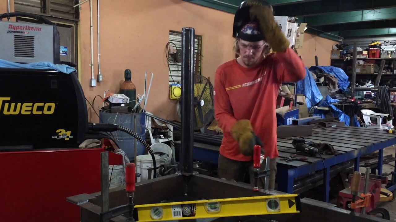 How To Make A  Heavy Duty Precision Metal Work Table