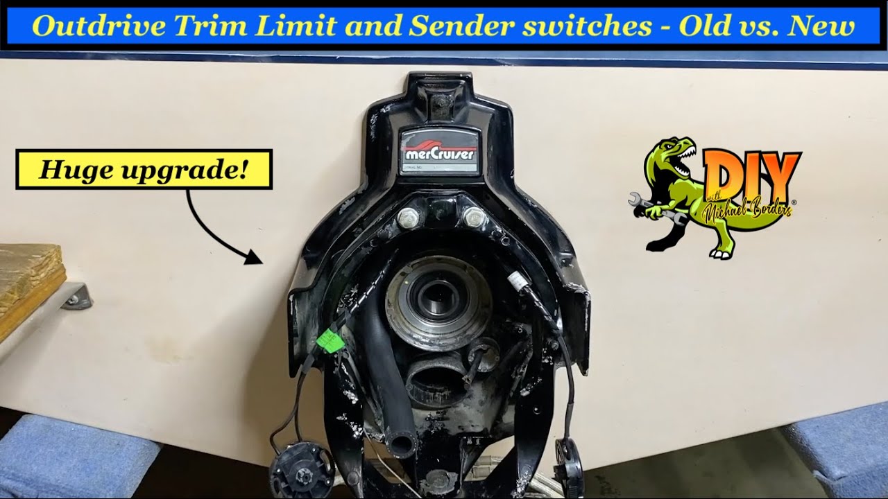 Mercruiser outdrive Trim limit/sender switch kit - OLD vs. NEW