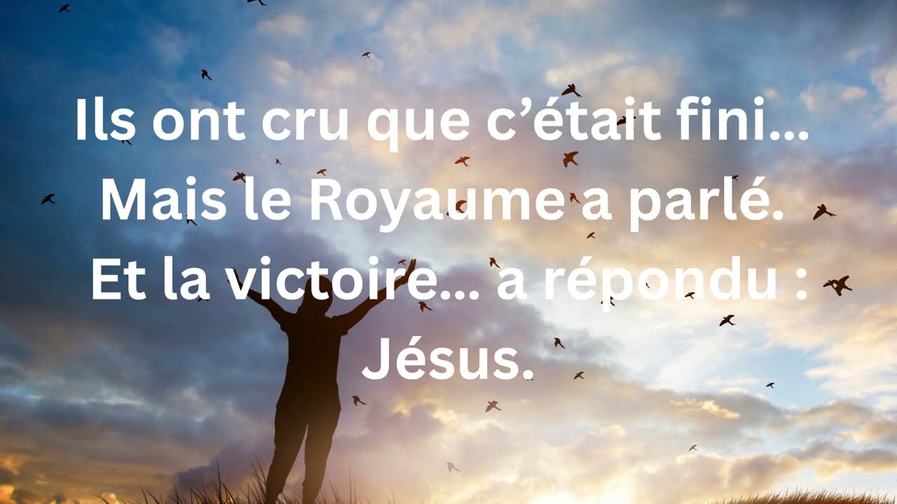 “Jésus a vaincu”