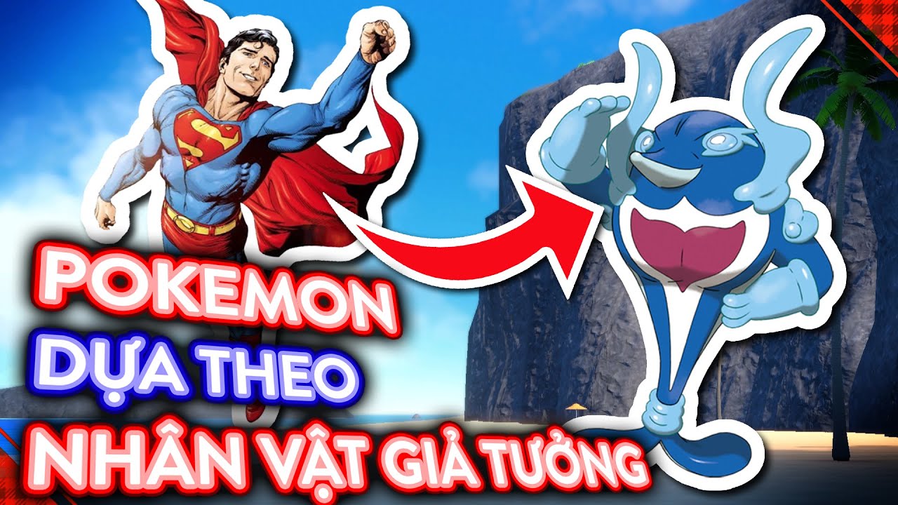 Những Pokemon được dựa theo nhân vật giả tưởng khác