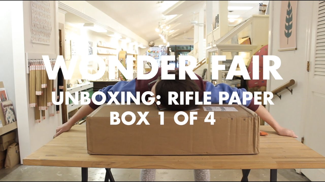 Unboxing: Rifle Paper (Box 1 of 4)