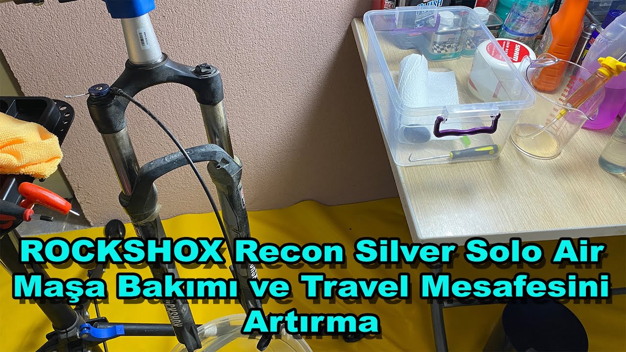 Rockshox Recon Silver Solo Air Maşa Bakımı ve Travel Mesafesi Artırma!