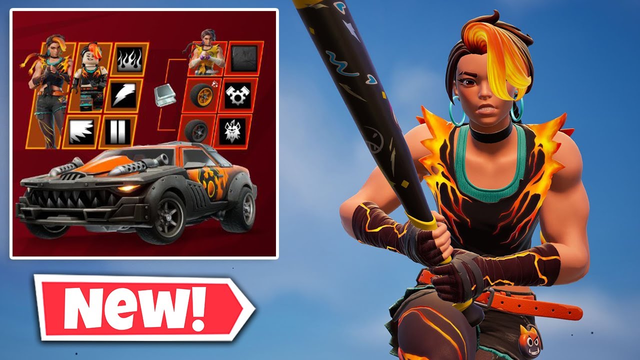 NEW CINDER Skin In Fortnite | Lockjaw Starter Quest Pack