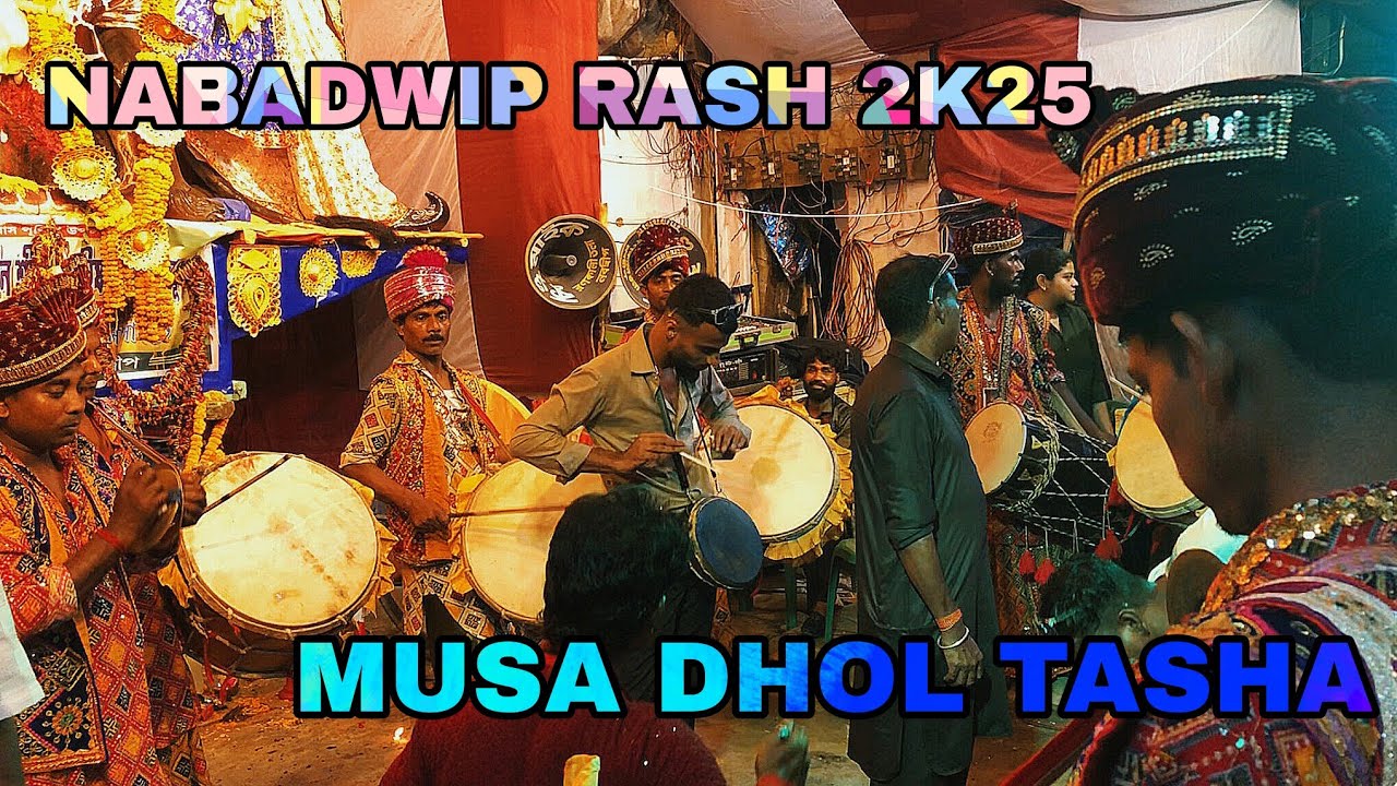 Musa Dhol Tasha Spreads Festive Energy @ Royal Society On The Special Night of Rash Purnima 2025..✨🔥