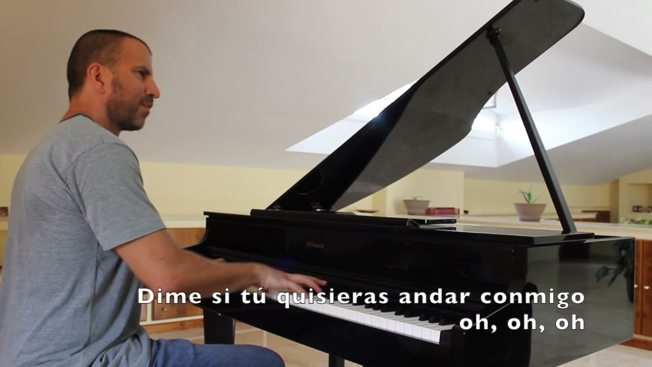 Julieta Venegas - Andar conmigo Piano cover de Jesús Acebedo con letra piano & lyrics