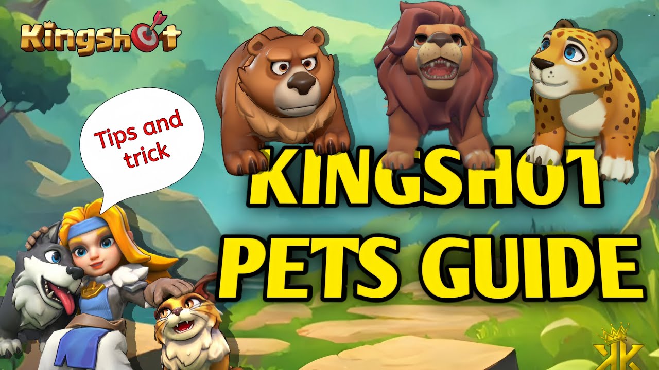 PETS GUIDE KINGSHOT🐯 AND TIPS FOR F2P!!! (KINGSHOT) 