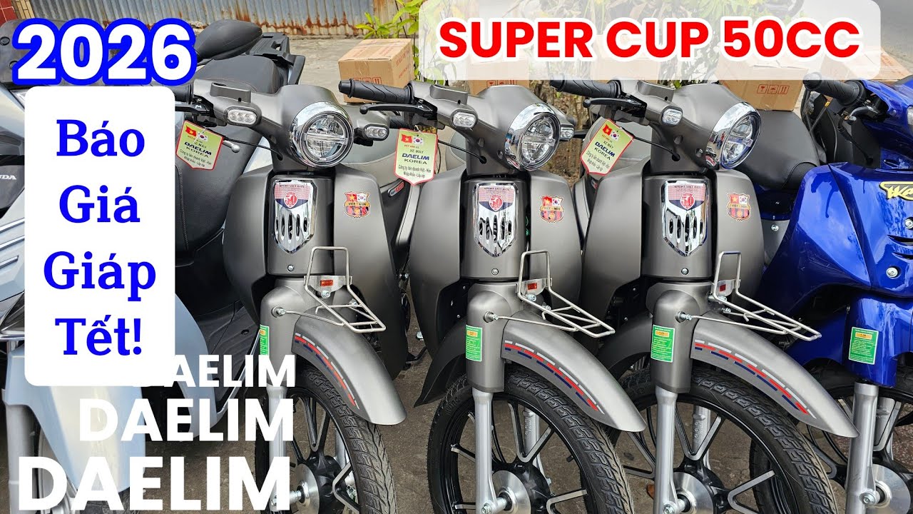 Báo giá SUPER CUP 50CC Nâu Cát cực đẹp giáp tết 2026 tại CH Mai Duyên. Khải Phạm #cup #50cc #hocsinh
