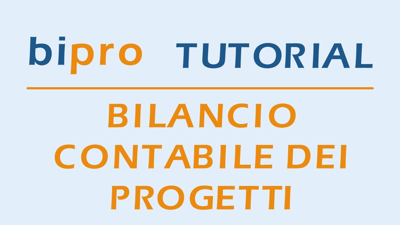 BiPro Timesheet - Bilancio contabile dei progetti