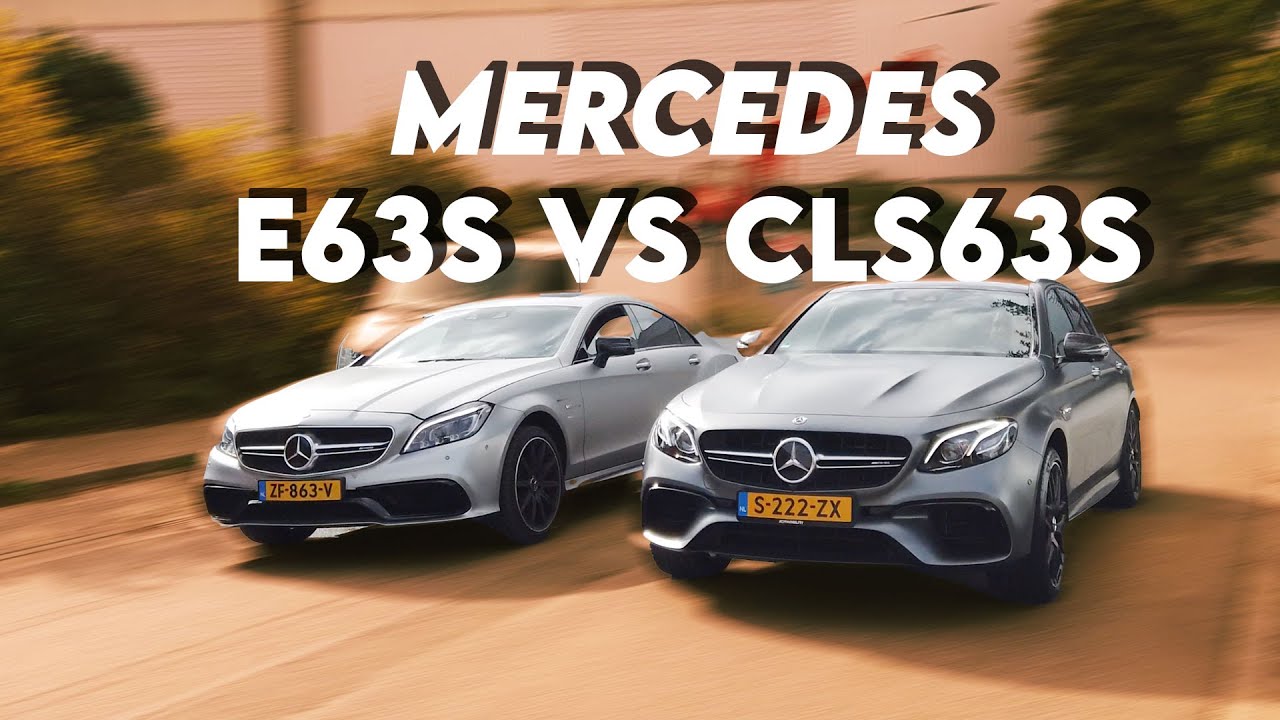 Hangisi Daha Hızlı? Mercedes Cls63s VS Mercedes E63s AMG - Drag Race, Rolling Race & Sound Check