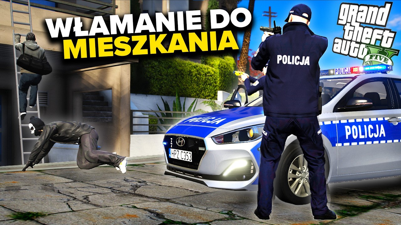 Polska Policja - WŁAMANIE DO MIESZKANIA😲 | WPI