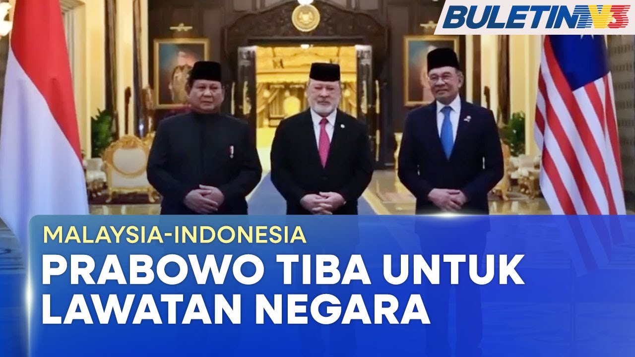MALAYSIA-INDONESIA | Prabowo Diberi Sambutan Negara