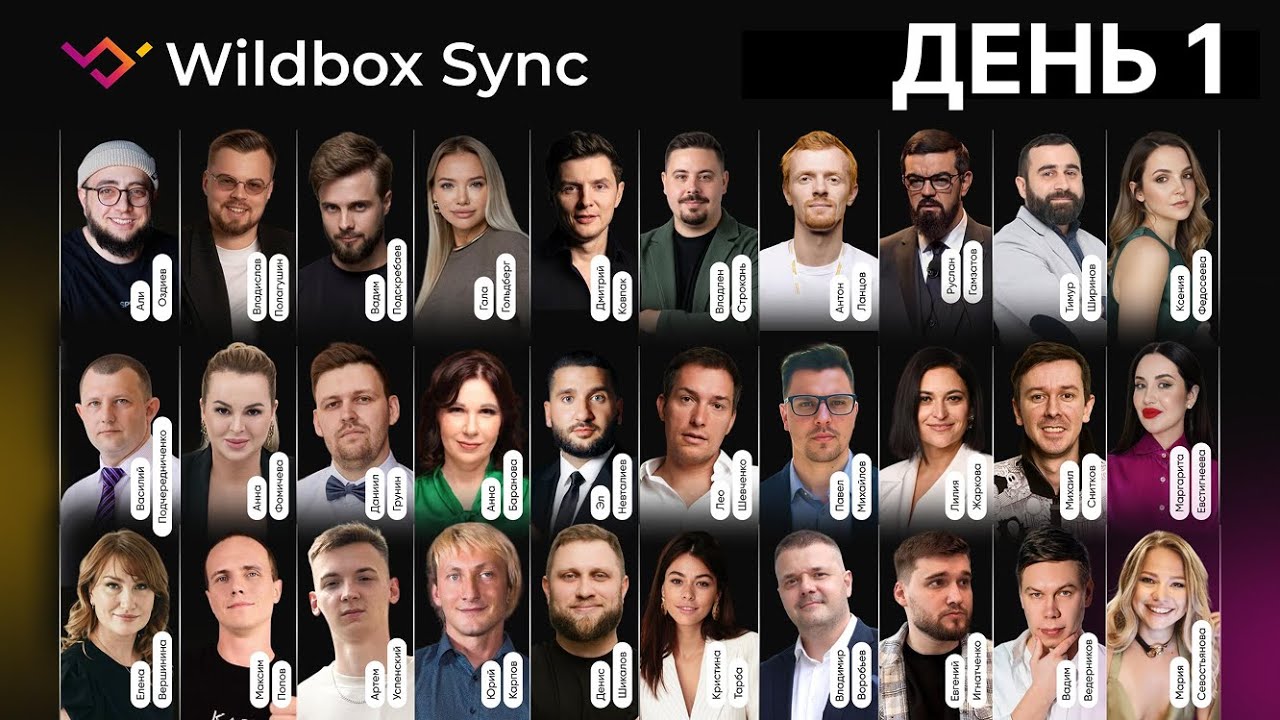 Запись конференции WILDBOX SYNC: «Будущее на маркетплейсах». День 1