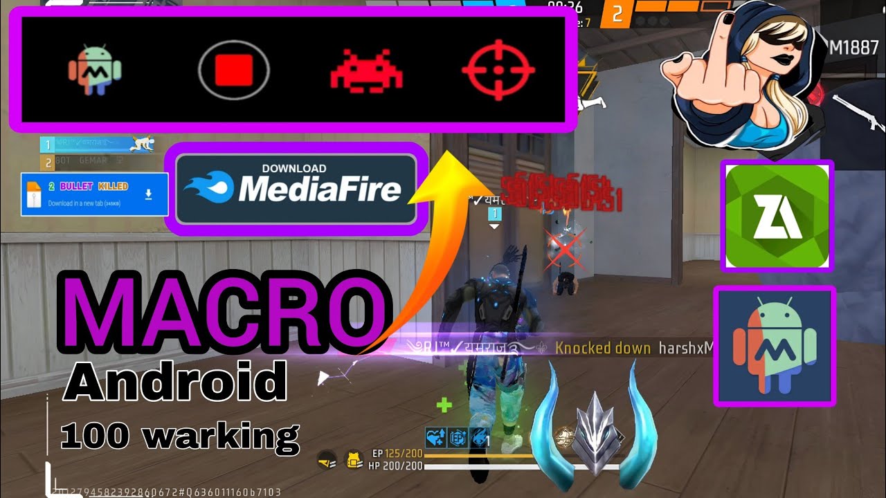 Free Fire New Android Macro 🎯☠️ Tutorial  | Macro Droid New Headshot Macro Script 📂