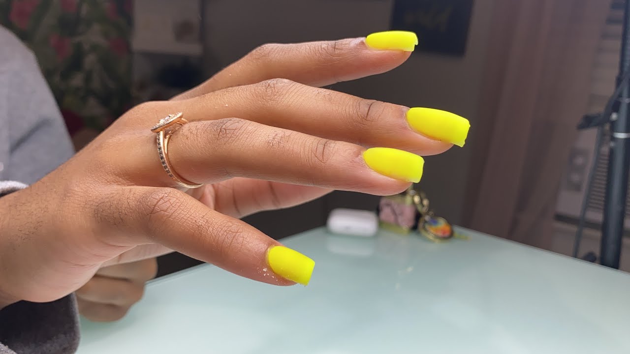 How To Do Short Acrylic Nails | Acrylic Nails Step-by-Step | Short Color Acrylic Nails | Natali