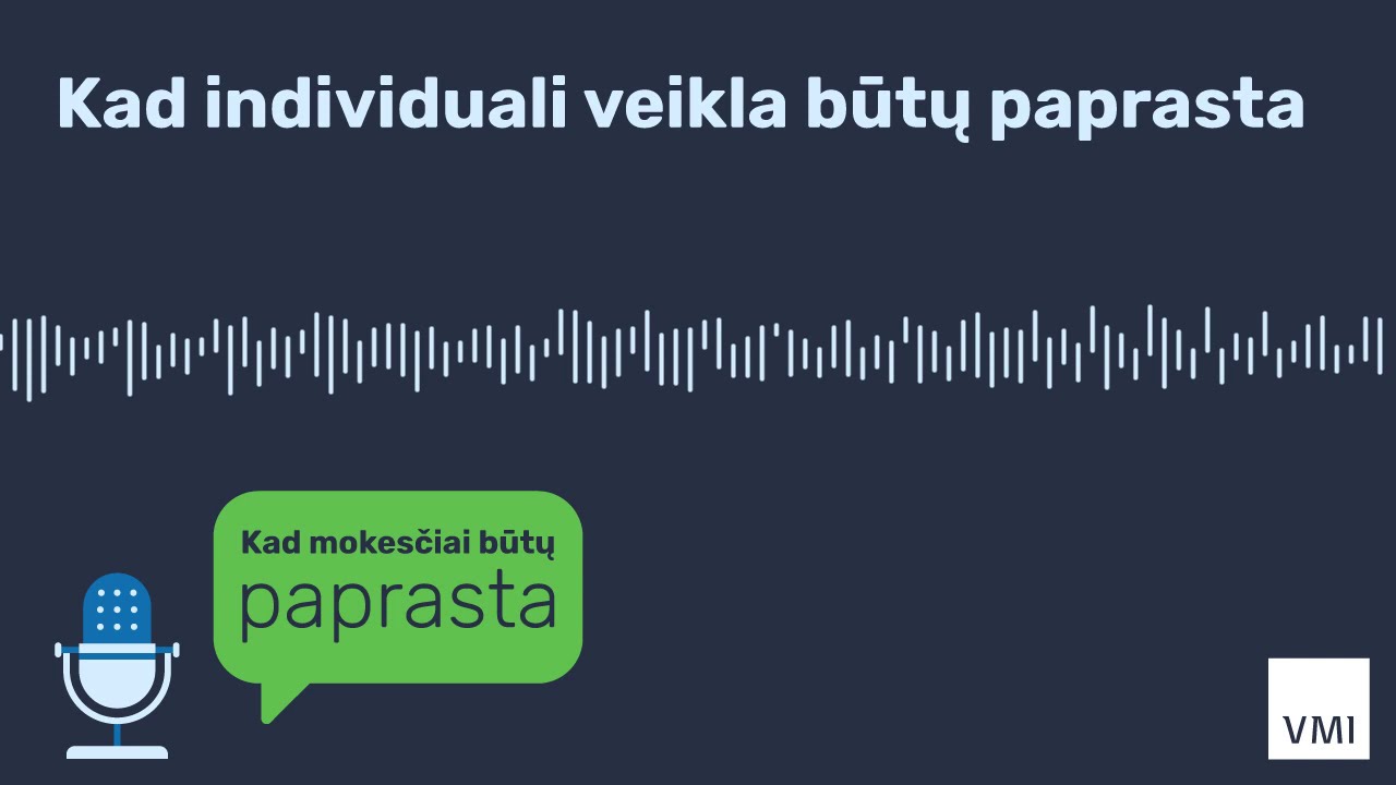 Kad individuali veikla būtų paprasta