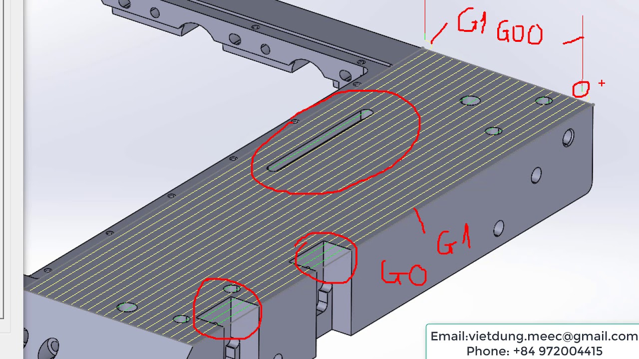 SolidCAM Tutorial | 3D HSS Parallel cuts strategy