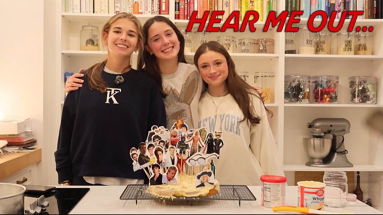 Emma, Kai and Bella HEAR ME OUT CAKE