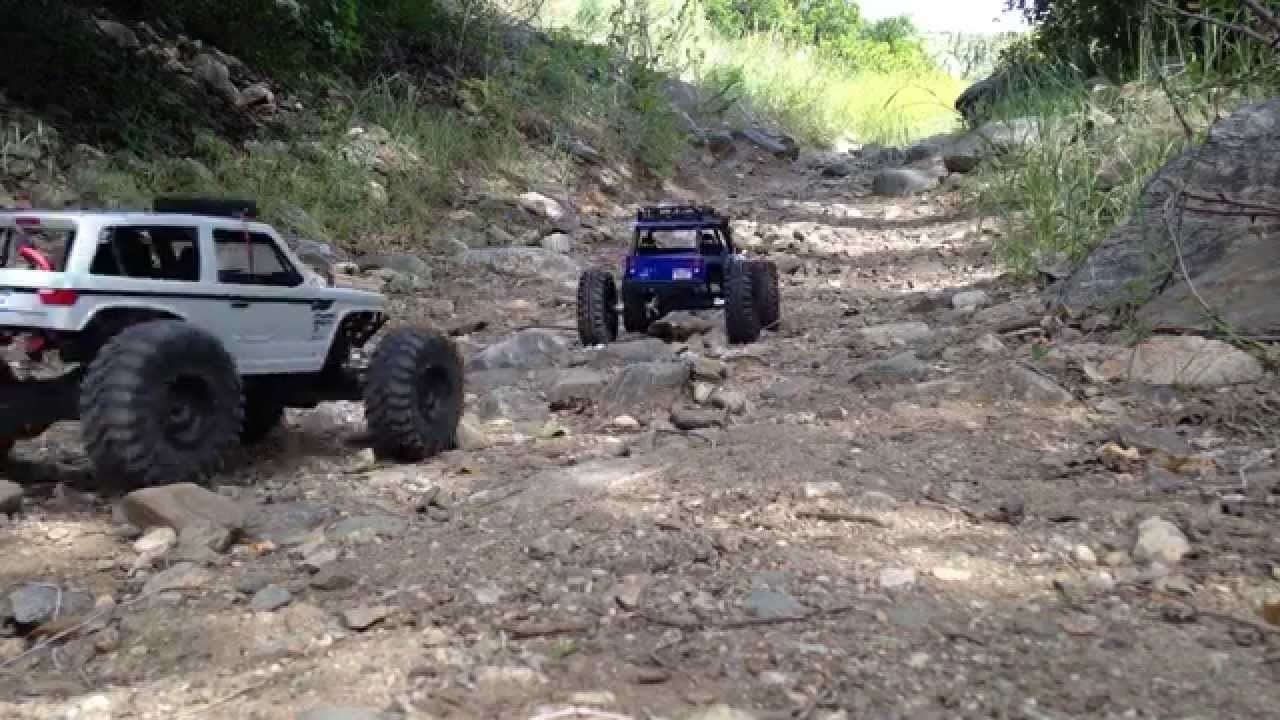 Axial Racing Poison Spyder and Spawn Wraith hit the trail!