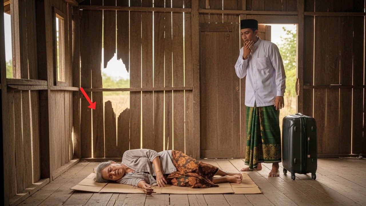 Selalu Kirim Uang di Luar Negeri Untuk bangun Rumah, Aku Kaget Lihat Ibuku Tinggal di Gubuk
