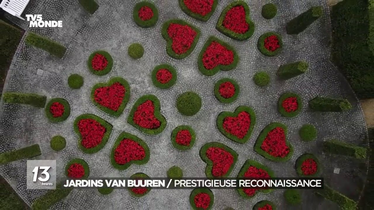 Les jardins van Buuren à Uccle sont reconnus à l'international (Reportage RTBF - 29 août 2023)