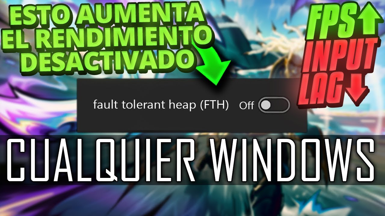 ¡Está CONFIGURACIÓN DESACTIVADA AUMENTA los FPS! (CUALQUIER PC) en Windows 7/10/11