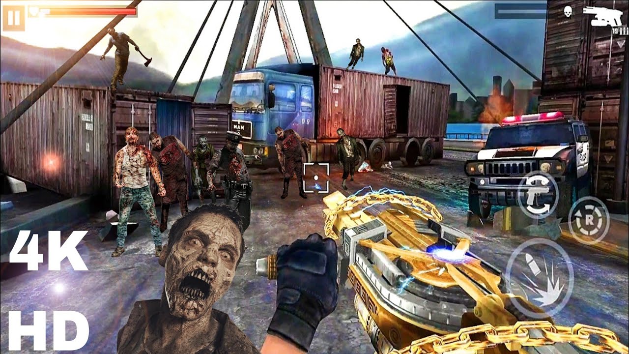 Chief Zombie Killing Zombie Fire 3D | Entropic Chainsaw Gun Upgrade in Zombie Fire | Super Guns Use