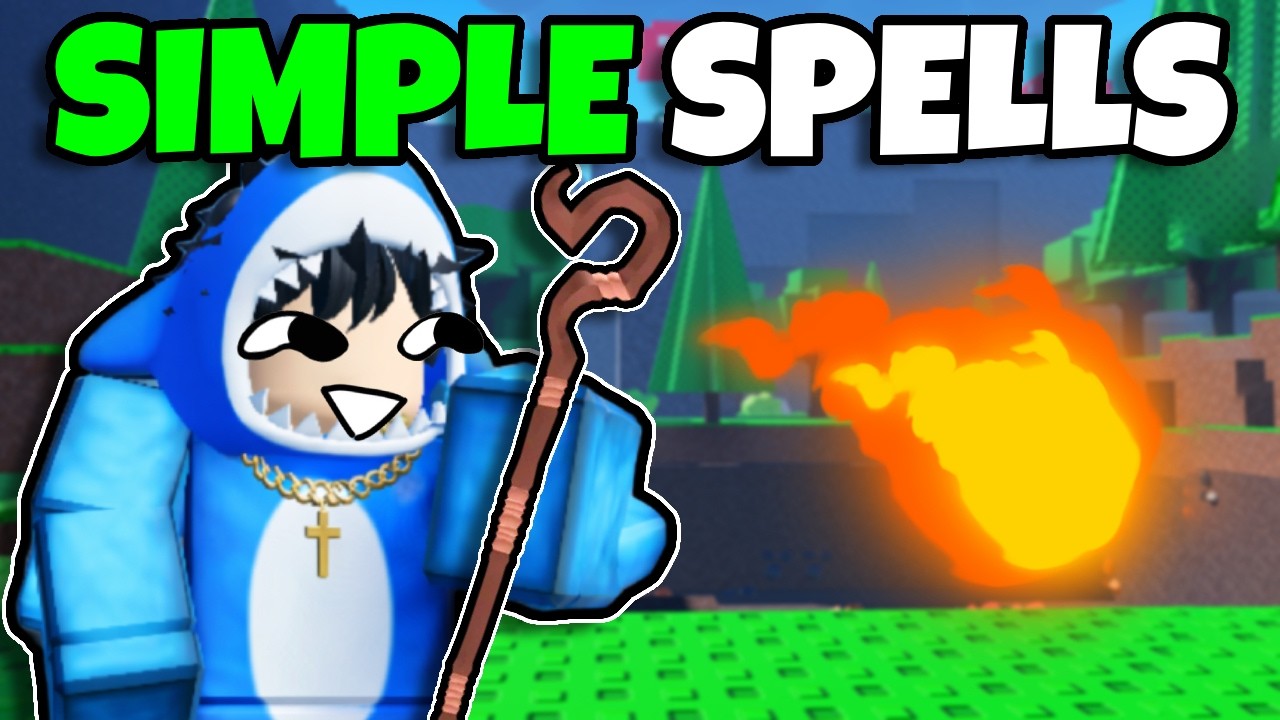 I Unlocked The RAREST SPELLS in Roblox Simple Spells...