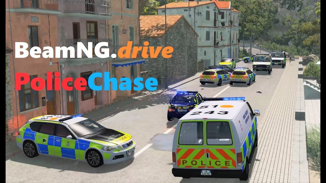 BeamNG.Drive - Cherrier Chase (British Police Chase 2)