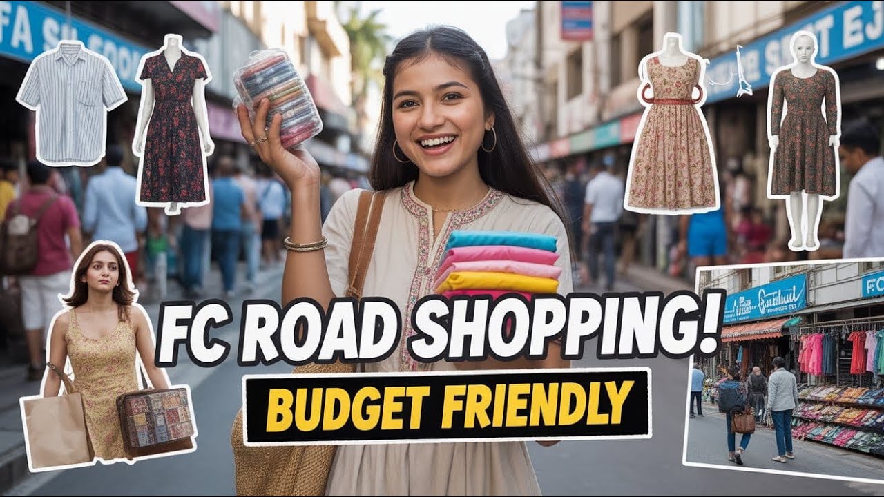 FC Road Street Shopping In Pune🛍️👗 | Best Budget Finds, Fashion & Fun🛍️💃#youtubevideo #viral #street