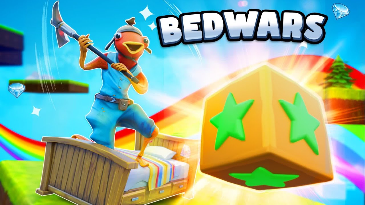 [WIN🏆] Lucky Block Bedwars | MAP CODE 1734-8951-4401 | Fortnite Creative Map