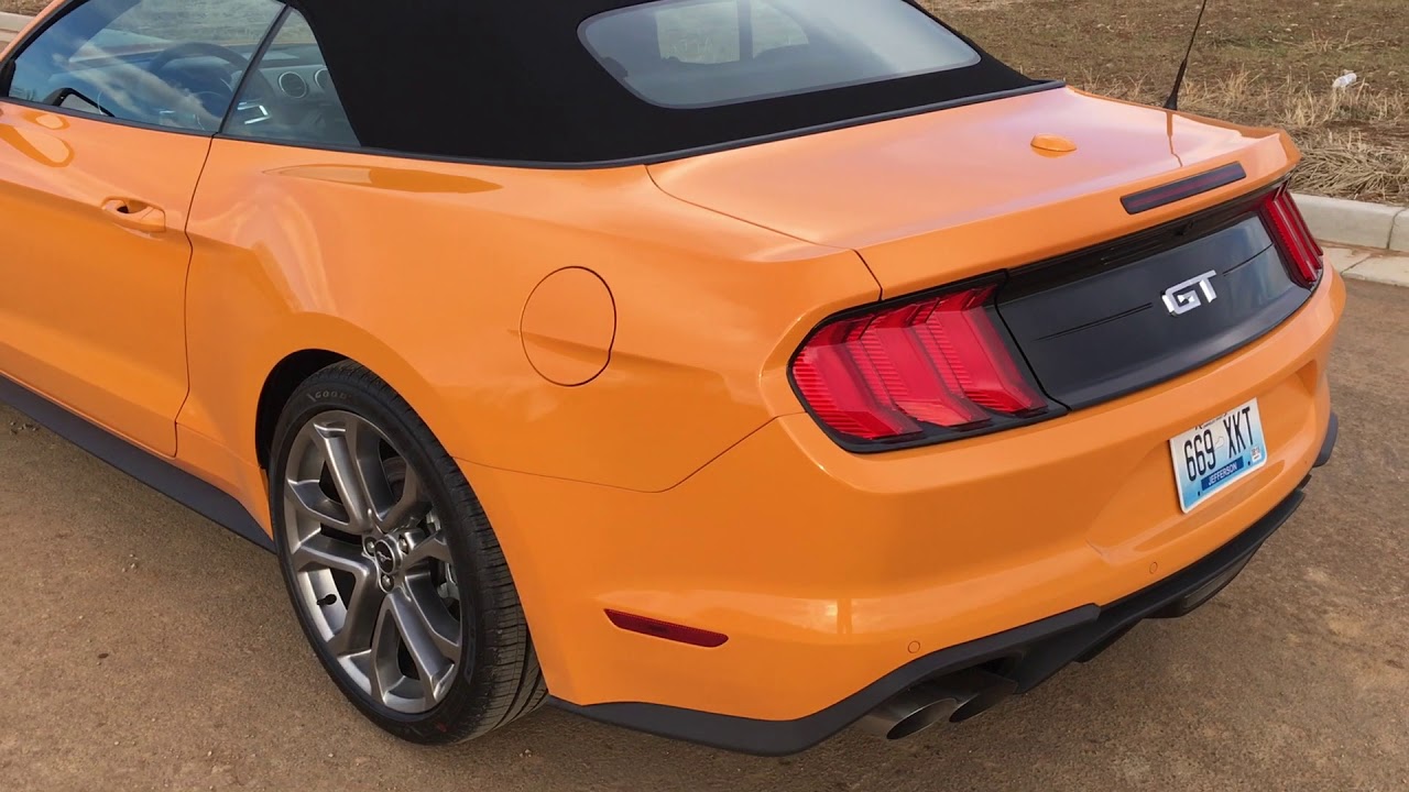 New Car Day! 2018 Mustang GT Convertible Review