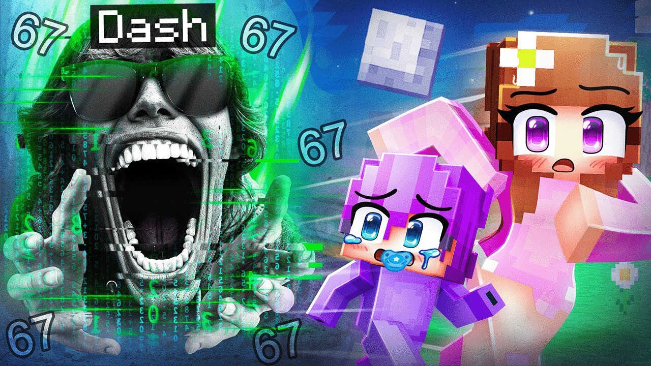 Играю за парня по имени ХАКЕР 67, чтобы троллить друзей в Minecraft…
