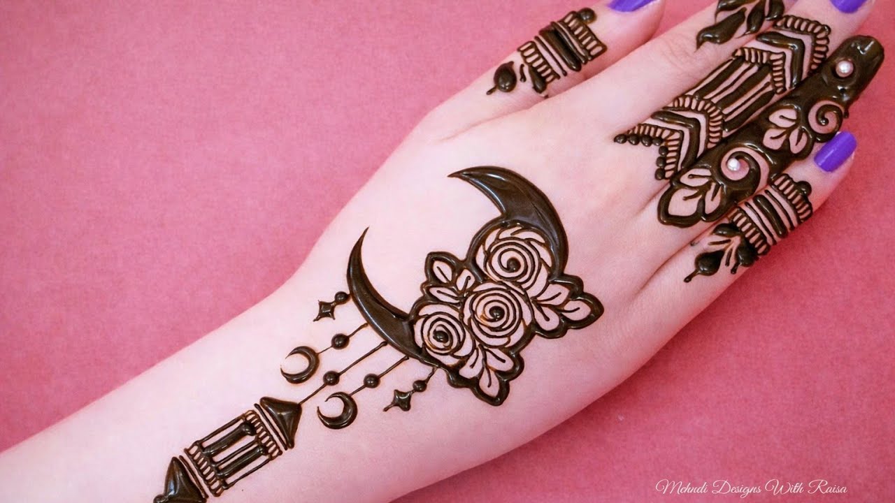 Eid Special🌙Mehndi Design | Gulab🥀Wali Mehandi Design | Mehndi Designs | Chand 🌙 raat mehndi