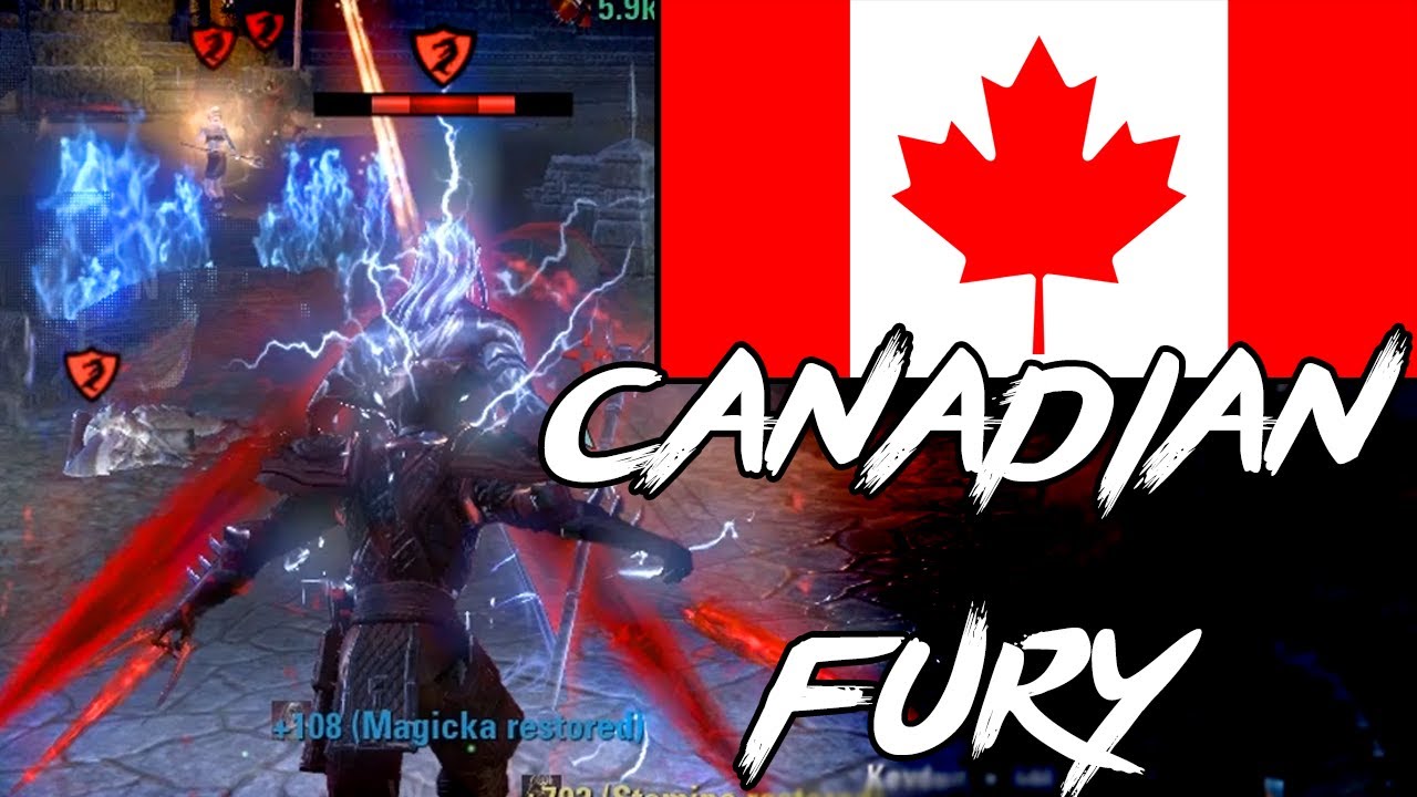 ESO PVP - EXTREME CANADIAN FURY (Elder Scrolls Online PvP Stamina Nightblade)