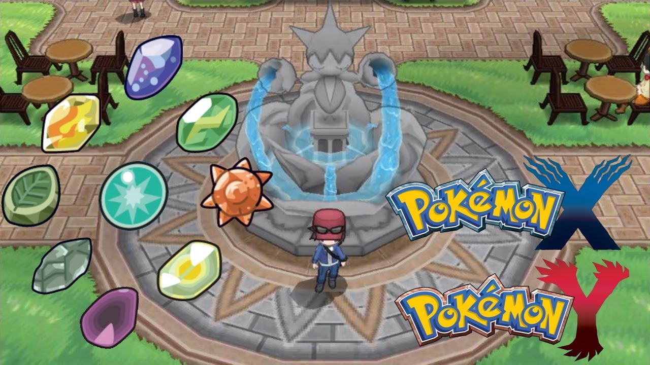 How to get all the Evolutionary Stones in Pokemon X & Y