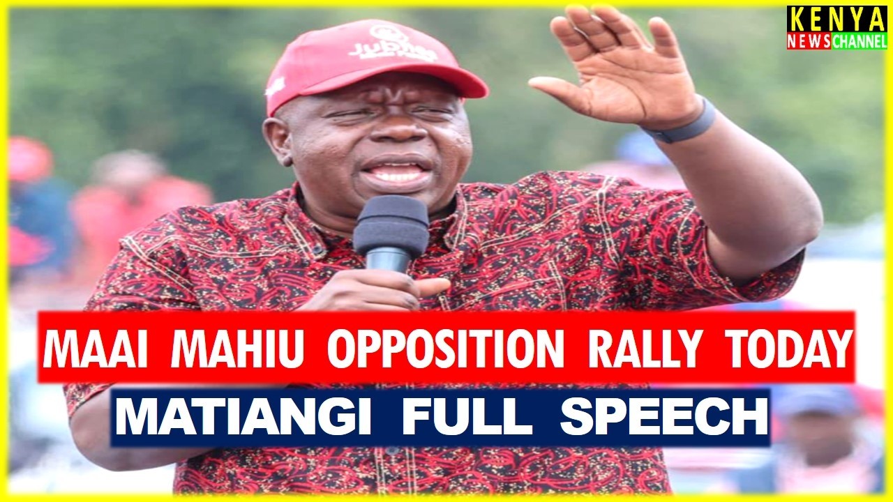 Matiangi EXPLOSIVE speech today Destroying Ruto with Gachagua, Kalonzo & Karua at Maai Mahiu Nakuru