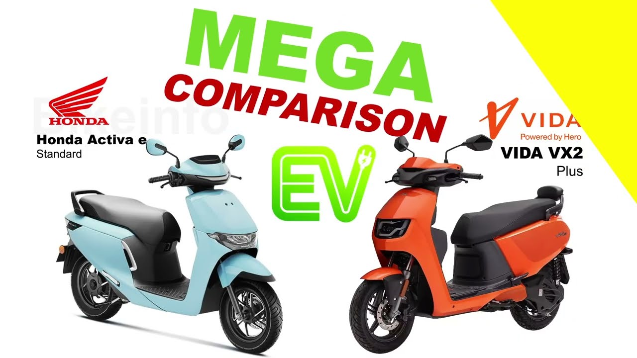 Honda Activa e vs VIDA VX2 | MEGA POR&Oacute;WNANIE #vida #vx2 #honda #elektryczny #activaelektryczny #e...