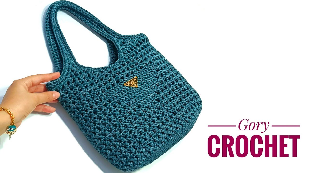 كروشيه شنطه كتف واسعه من الداخل bag crochet tas rajutan Bolsa de ganchillo Túi móc