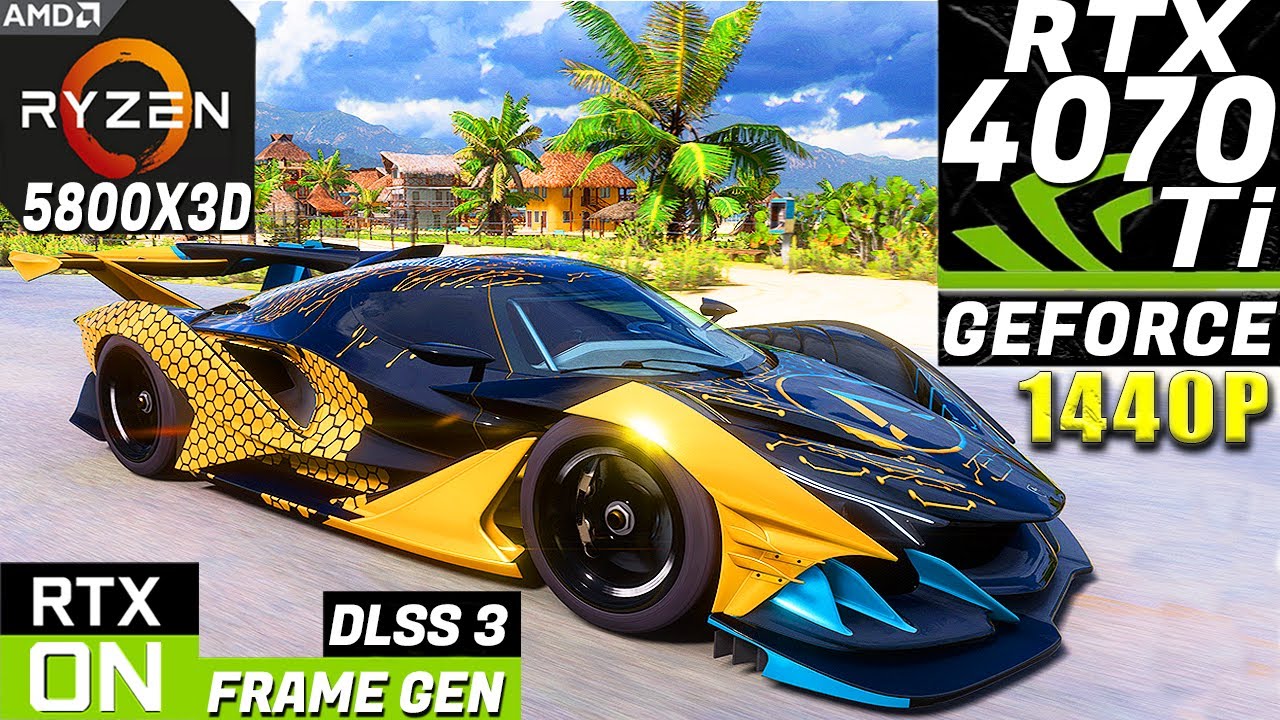 Forza Horizon 5 - RTX 4070Ti + 5800X3D - 1440p(2K) | ULTRA GRAPHICS | RTX ON + DLSS 3 + FRAME GEN