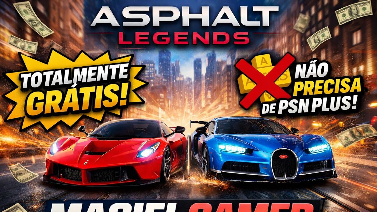 Asphalt Legends Totalmente grátis (não precisa de PSN PLus).