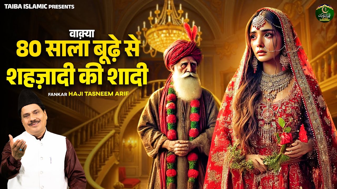 वाक़्या 80 साला बूढ़े से शहज़ादी की शादी - Haji Tasneem Arif - New Islamic Waqia 2025 - Taiba Islamic