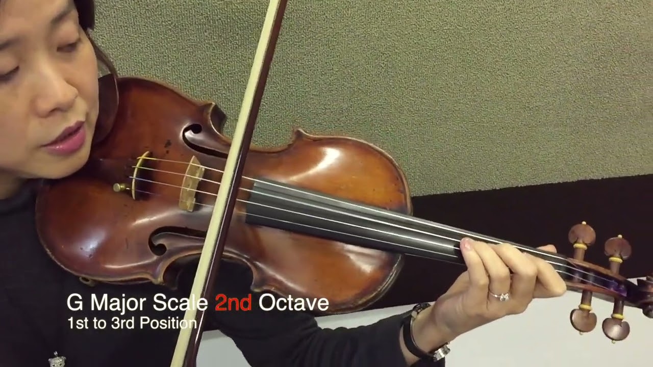 How to practice ABRSM Violin Grade 5 G Major 3-octave Scale