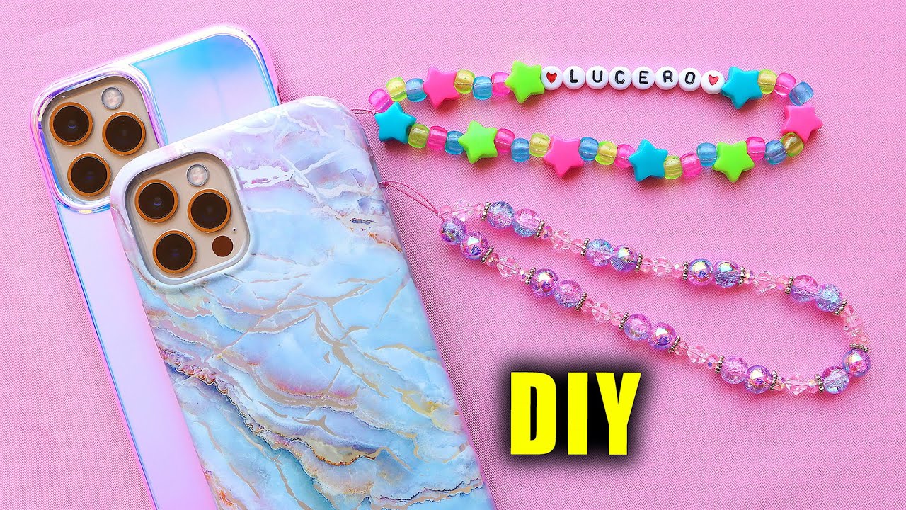 DIY Y2K CRYSTAL BEADED PHONE CHARMS || Lucykiins