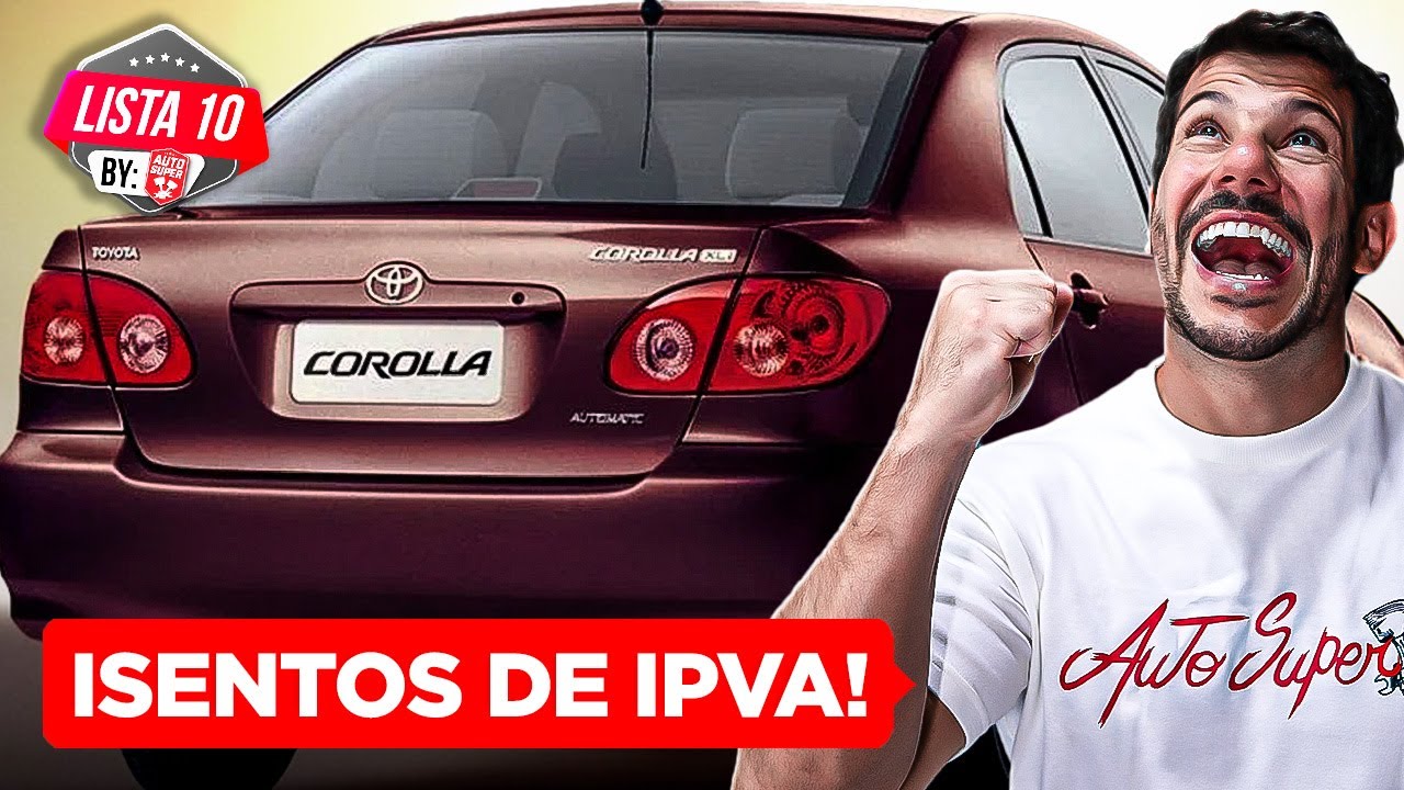 10 CARROS PARA NÃO PAGAR MAIS IPVA! ISENTOS E BARATOS