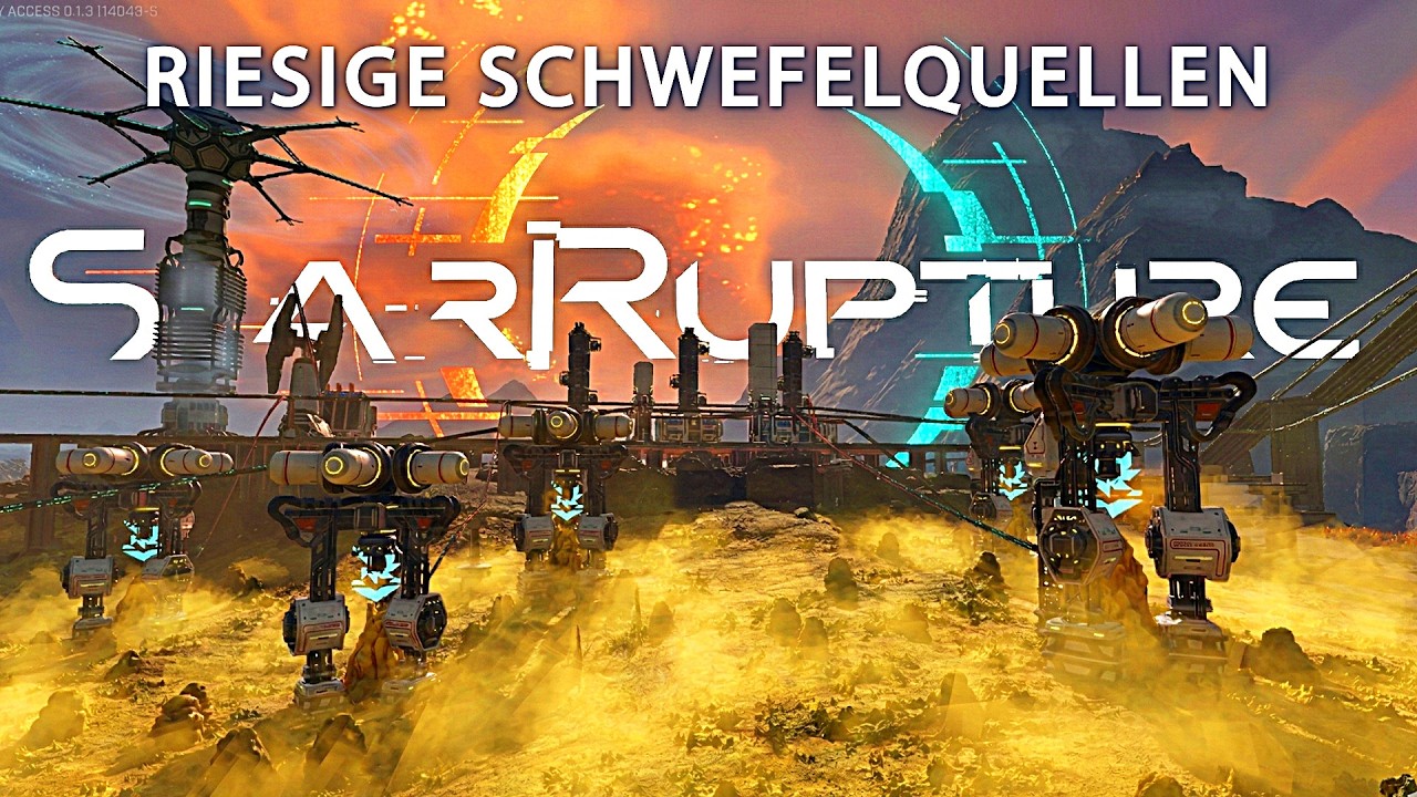 Riesige Schwefelquellen im StarRupture Early Access